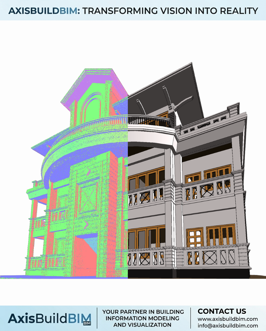 Axisbuildbim — Scan-to-BIM, CAD-to-BIM & 3D Visualization Studio
